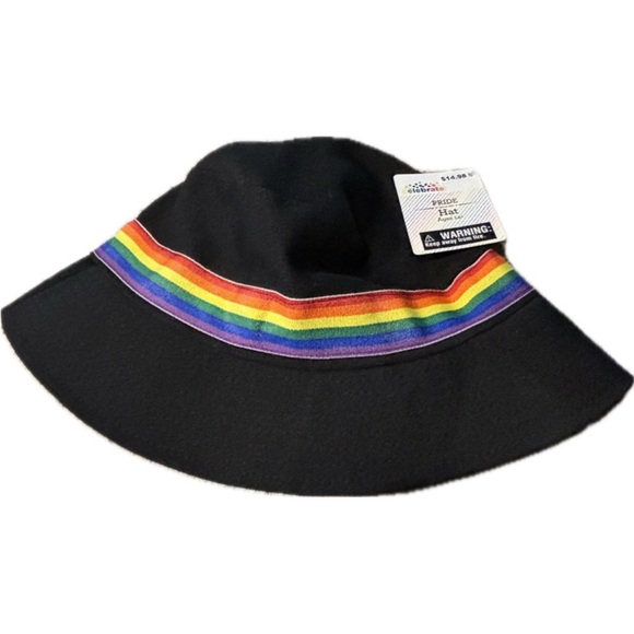 Rainbow band bucket hat - Picture 3 of 8